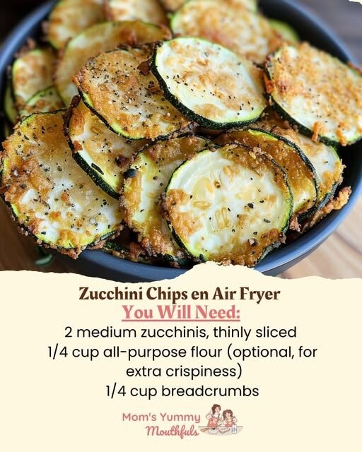 Zucchini Chips en Air Fryer