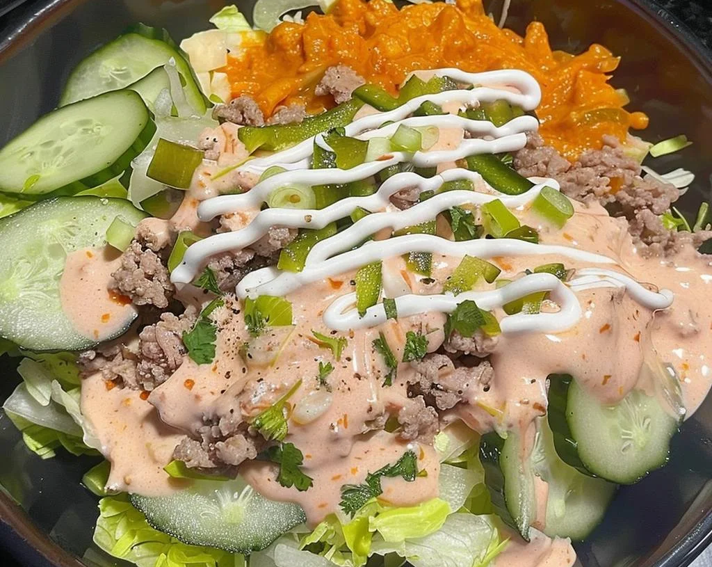 Keto Big Mac Salad