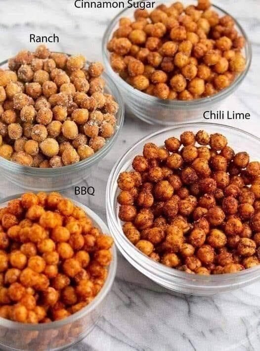 Crispy Air Fryer Chickpeas (4 Delicious Flavors)