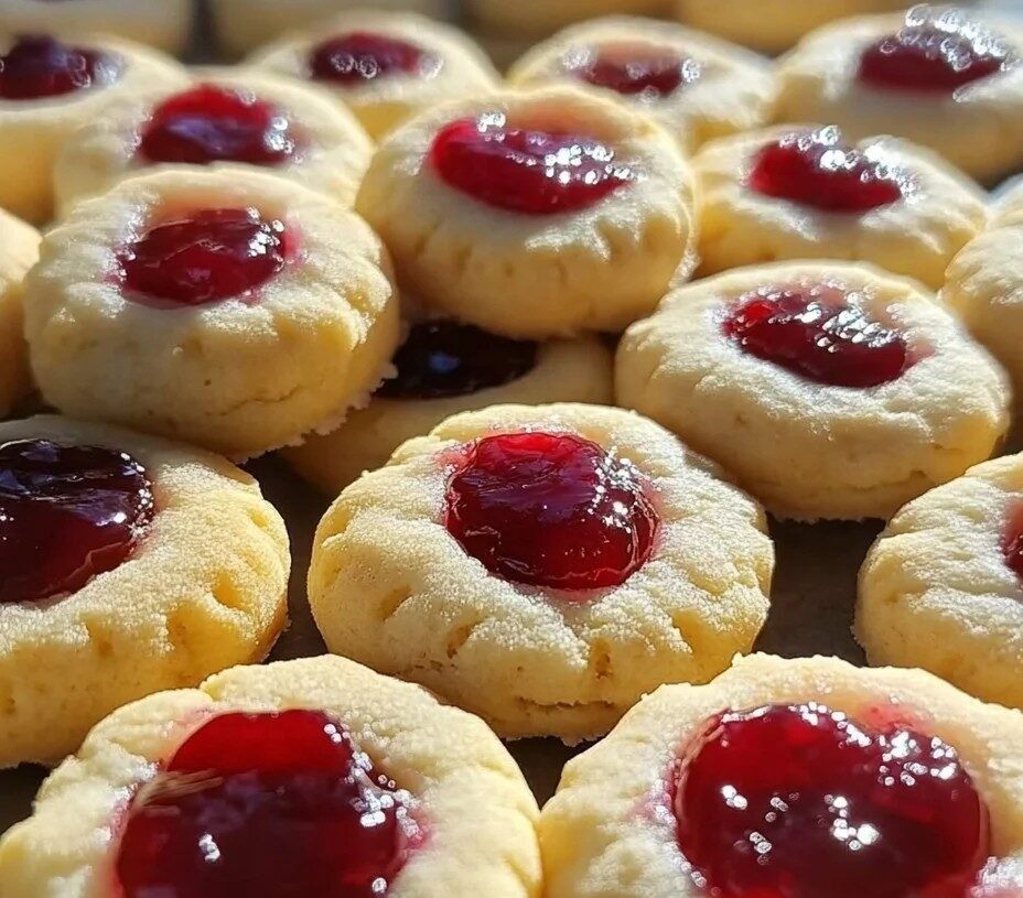 Vegan Thumbprint Cookies with Jam
