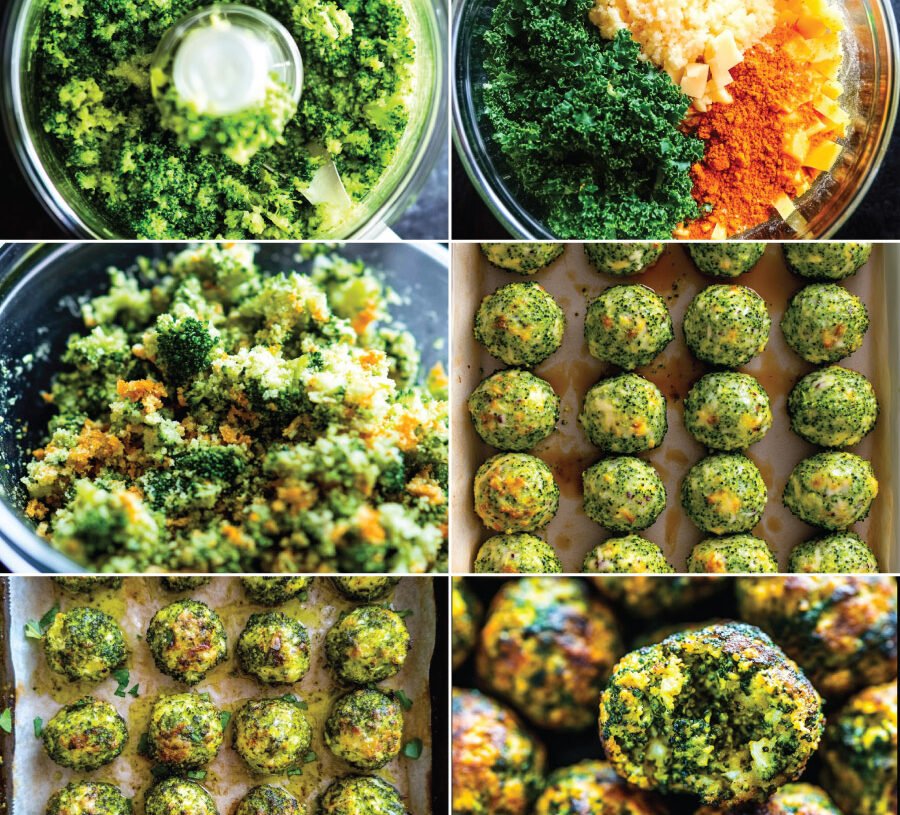 Vegan Broccoli Cheese Bites