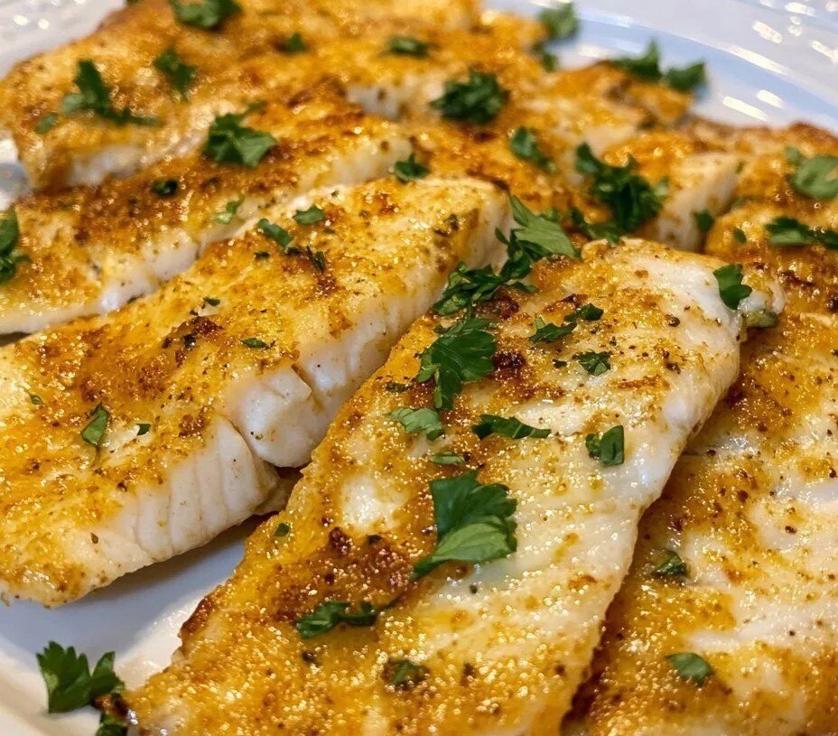 Air Fryer Cajun Flounder